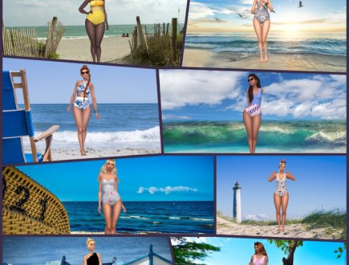At the Beach CAS Backgrounds at Annett’s Sims 4 Welt