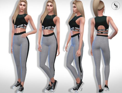 Athletic Nike Fitness Outfit