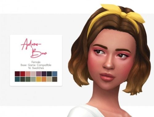 Audrey hair & Adora bow at Nolan Sims