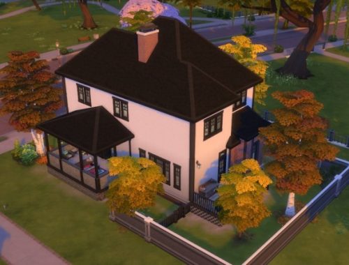 Autumn Craftsman house by Copper_Penny at Mod The Sims