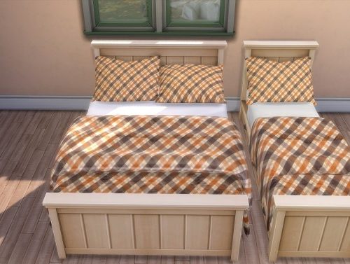 Autumn/Fall Themed Blankets & Pillows by Foxybaby at Mod The Sims