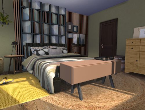Autumn Kiss Master Bedroom