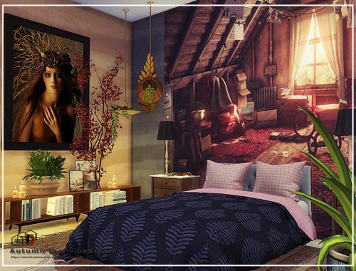 Autumn leaf - bedroom