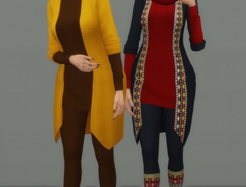 AUTUMN OUTFIT at Candy Sims 4