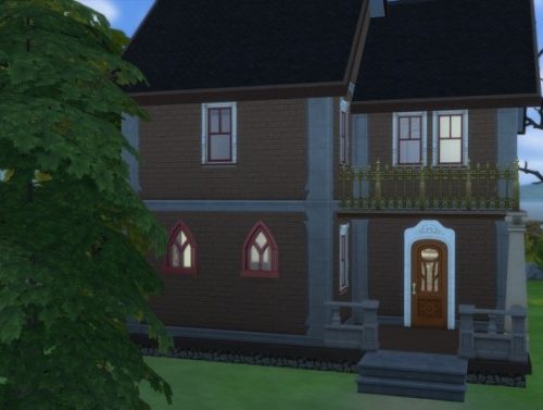 Autumn Victorian house by Christine at CC4Sims
