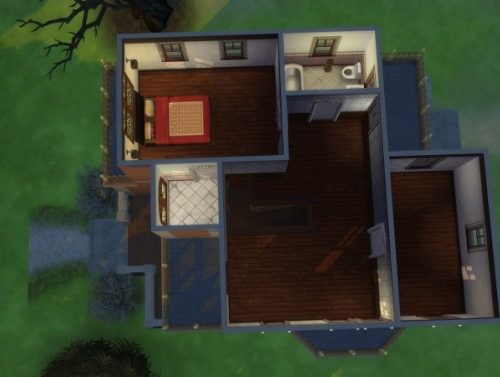 Autumn Victorian house by Christine at CC4Sims