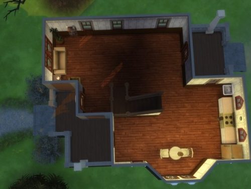 Autumn Victorian house by Christine at CC4Sims