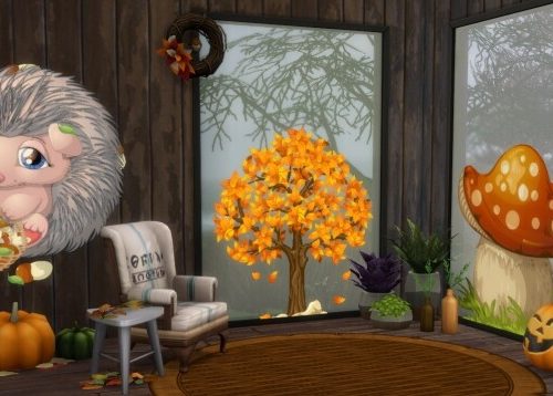 Autumn Wall Deco 2020 at Annett’s Sims 4 Welt