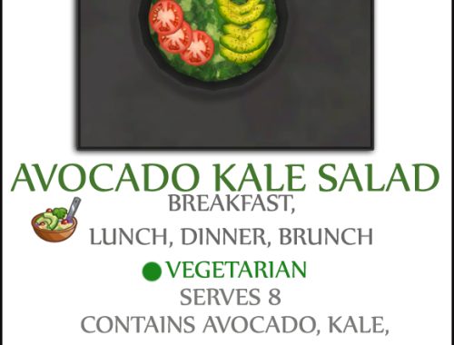 AVOCADO KALE SALAD at Icemunmun