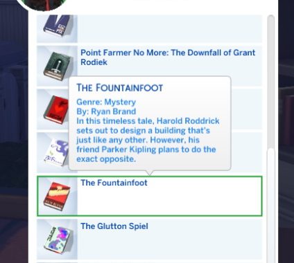 Ayn Rand Book Parodies (Readable) by SyrinxPriest2112 at Mod The Sims