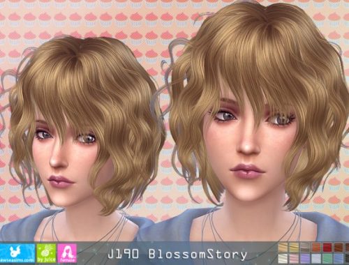 J190 Blossom Story hair