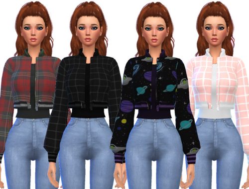 Snazzy Bomber Jacket Top - GET FAMOUS NEEDED