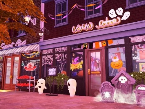 Bakery & Spooky Store at Jenba Sims