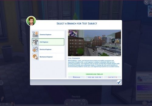 Engineering Career Mod by Simply_Sims8
