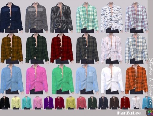 Giruto 55 button down shirt at Studio K-Creation