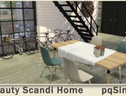 Beauty Scandi Home at pqSims4