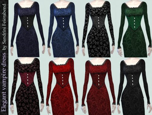 Elegant Vampire Dress