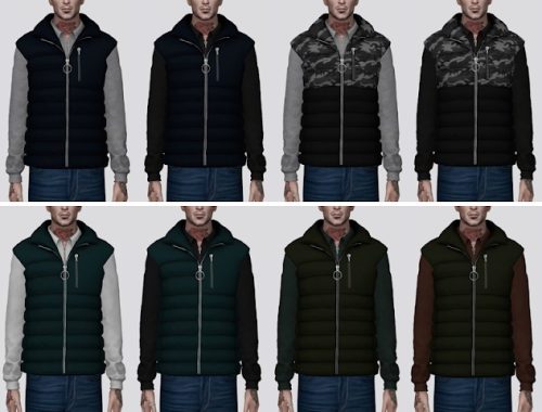 Puffer Vest V1 at Darte77