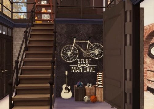 The Man Cave by RubyRed at Ruby’s Home Design