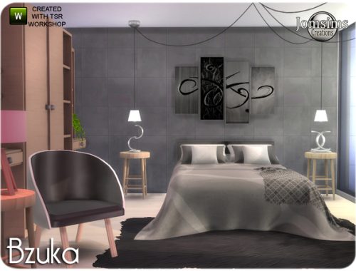Bzuka bedroom by jomsims