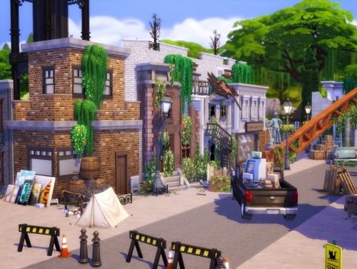 Apocalyptic Town at Akai Sims – kaibellvert
