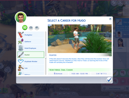 The Sims Castaway Stories Careers