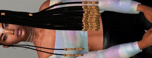 REA BRAID HAIR by Thiago Mitchell at REDHEADSIMS – Coupure Electrique