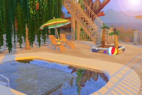 Summer Beach House at Lily Sims
