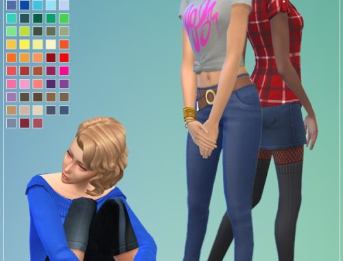 Kumquats fan made shoes pack by Standardheld at SimsWorkshop