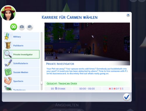 Private Investigator Career (Vampire friendly)