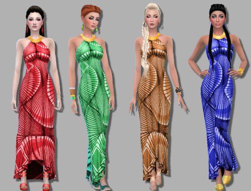 African Queen dress by Simalicious