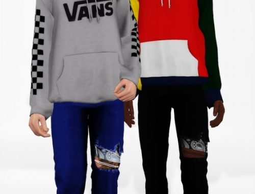 Jeans, Denim Jacket & Hoodie