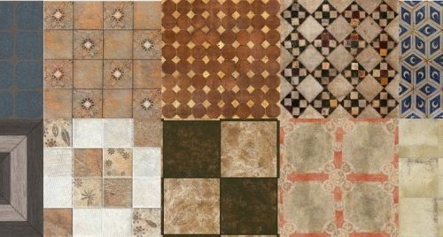 20 Floor Tiles set Old & Modern Style at TaTschu`s Sims4-CC