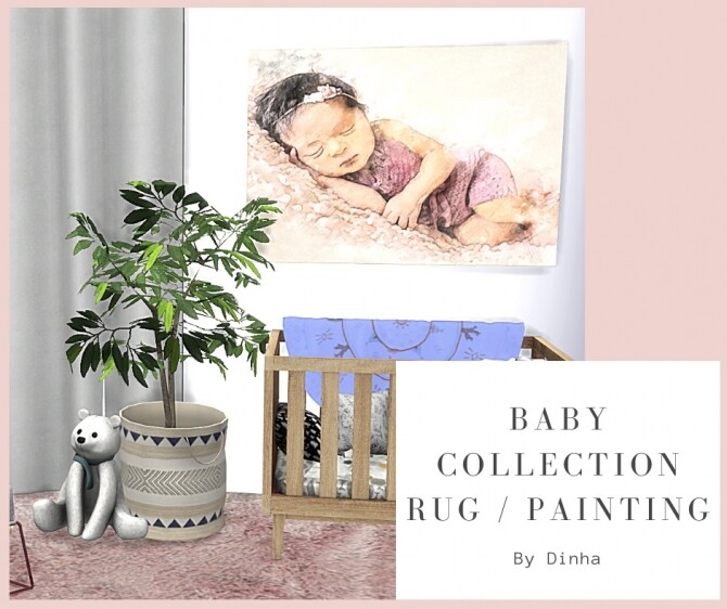 Baby Collection: Rug & painting at Dinha Gamer - The Sims 4 Catalog