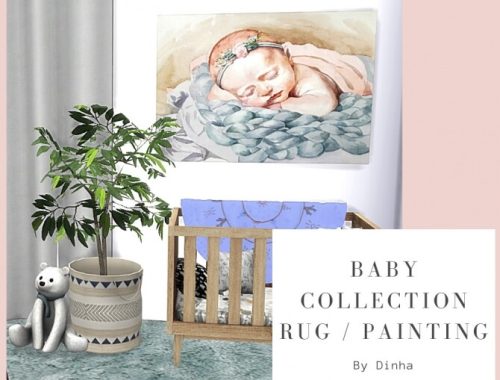 Baby Collection: Rug & painting at Dinha Gamer