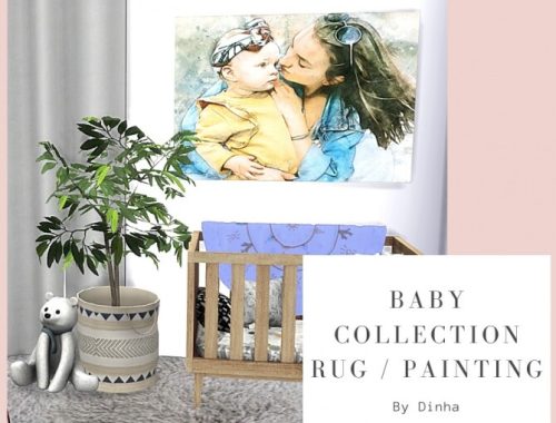 Baby Collection: Rug & painting at Dinha Gamer