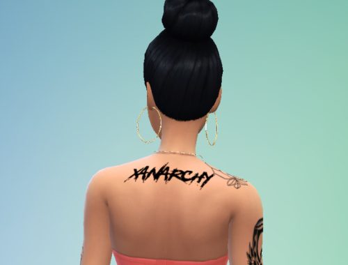BabyBubba LilXan Back Tattoo