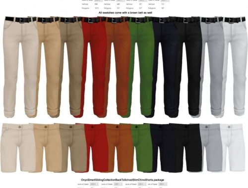 Back 2 School Collection at Onyx Sims