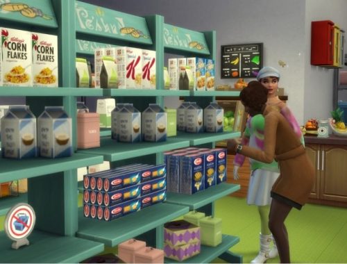 Baker’s Grocery Store at KyriaT’s Sims 4 World