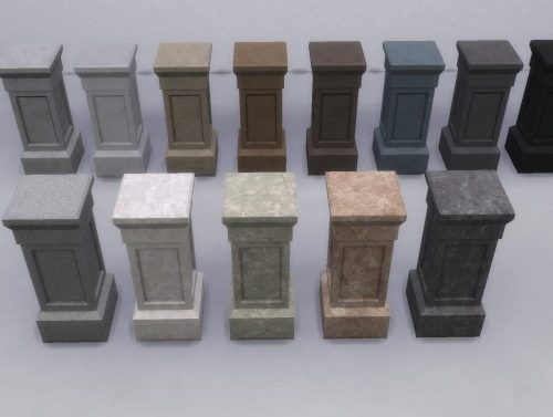 Baluster Rail Fence by TheJim07 at Mod The Sims