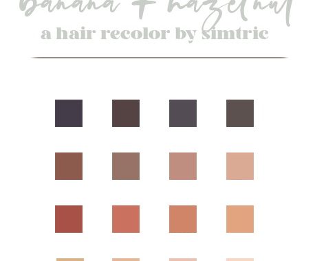 Banana and Hazelnut hair recolors at GhostBouquet