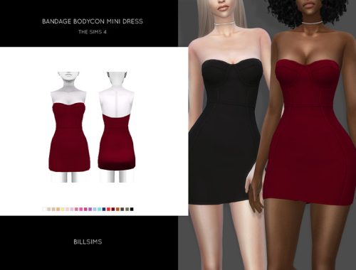 Bandage Bodycon Mini Dress