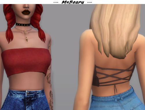 Bandeau Tie Top