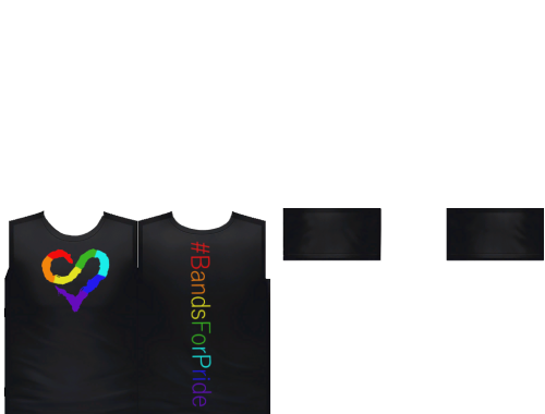 pride shirts with artist/band logos