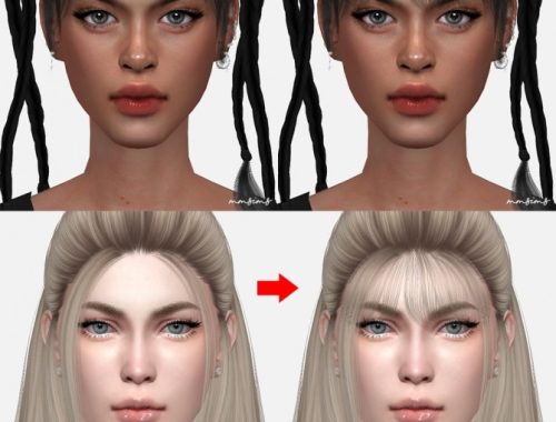 Bangs 1﻿ hairstyle at MMSIMS