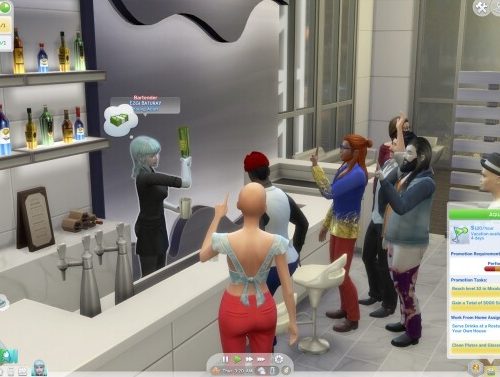 Barkeeper Career Mod by rubi
