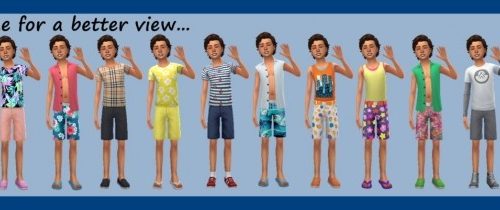 BASE GAME BELTED SHORTS (CM) at Sims4Sue