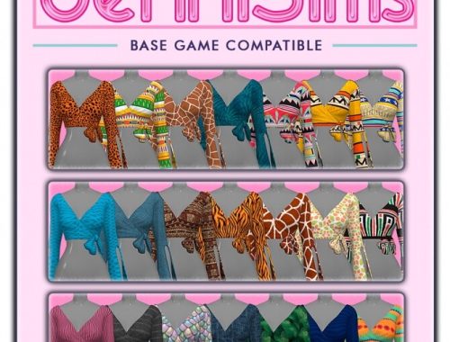 BASE GAME COMPATIBLE Blouse at Jenni Sims