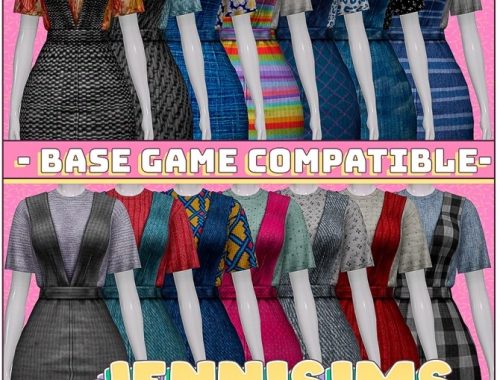 Base Game Compatible Dress at Jenni Sims