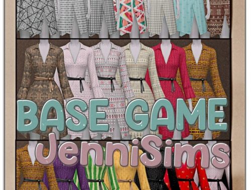 BASE GAME COMPATIBLE DRESS at Jenni Sims